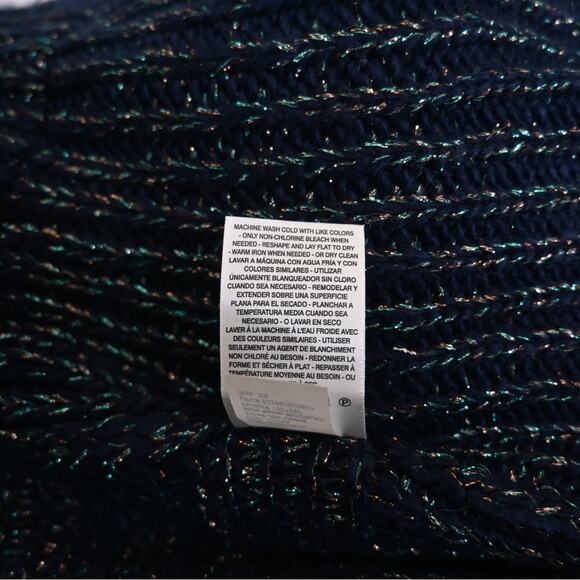 Jessica Simpson Womens XS Moonlight Navy Open Front Cardigan Sweater - Picture 9 of 10